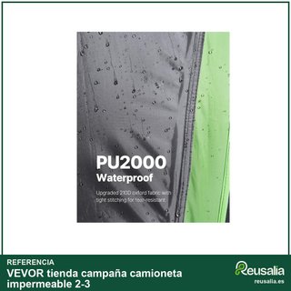 VEVOR tienda campaña camioneta impermeable 2-3