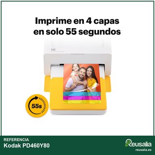 Kodak PD460Y80 impresora fotos instantánea pack