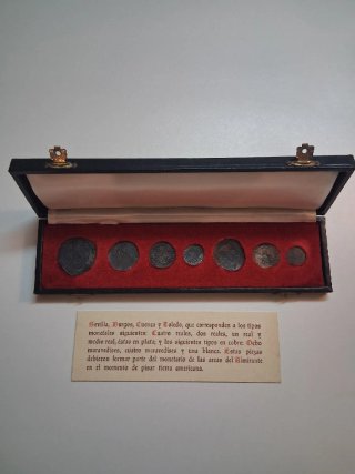 Estuche copias Monedas Reyes Católicos Conmemorati