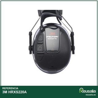 3M HRXS220A protectores auditivos radio FM