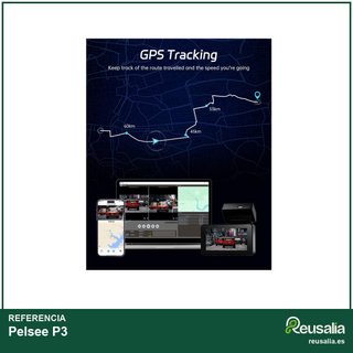 Pelsee P3 64GB Cámara coche 4K doble visión