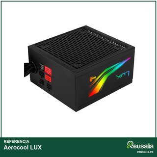 Aerocool LUX fuente modular 750W RGB