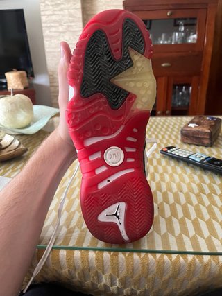 Jordan Jumpman Zapatillas Blancas y Rojas