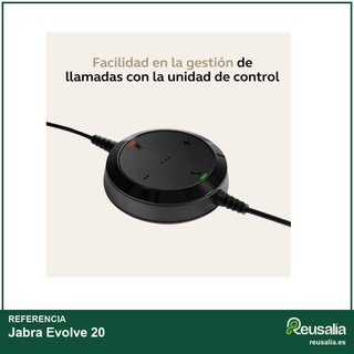 Jabra Evolve 20 auriculares estéreo cancelación