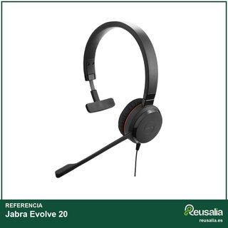 Jabra Evolve 20 auriculares estéreo cancelación