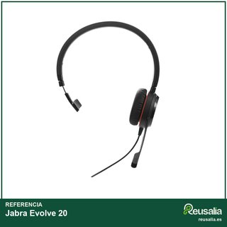 Jabra Evolve 20 auriculares estéreo cancelación
