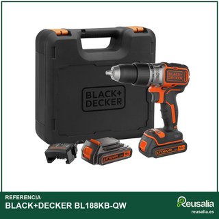 - BLACK+DECKER BL188KB-QW taladro percutor