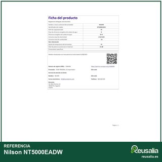 Nilson NT5000EADW termo eléctrico vertical 50