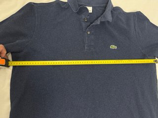 Lacoste Polo Manga Larga Azul
