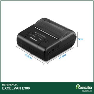 EXCELVAN E300 impresora térmica portátil bluetooth