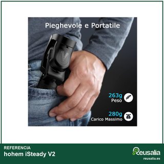 - hohem iSteady V2 estabilizador móvil gimbal