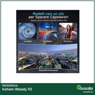 - hohem iSteady V2 estabilizador móvil gimbal