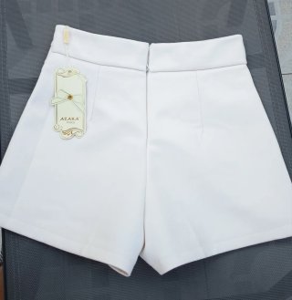 Saia/calção AZZARA branco tamanho S