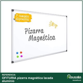 OFITURIA pizarra magnética lacada aluminio