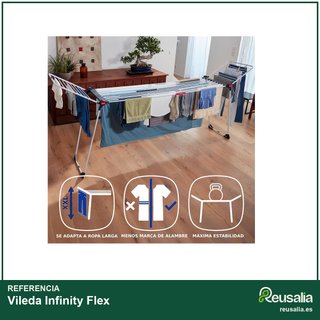 Vileda Infinity Flex tendedero extensible 30m