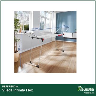 Vileda Infinity Flex tendedero extensible 30m