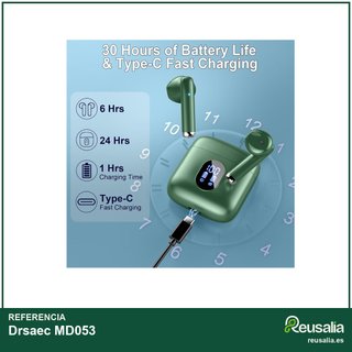 Auriculares Bluetooth 5.4 MD053 con reducción