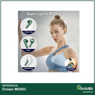 Auriculares Bluetooth 5.4 MD053 con reducción