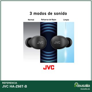 JVC Gumy Mini HA-Z66T-B auriculares bluetooth 23h