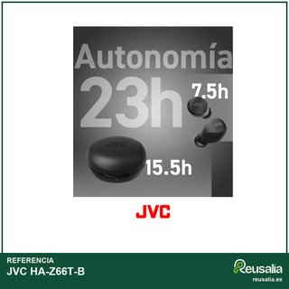 JVC Gumy Mini HA-Z66T-B auriculares bluetooth 23h