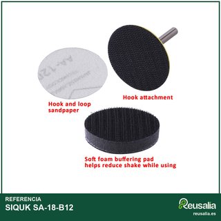 SIQUK 130 discos lijado abrasivo 50mm