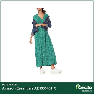 Amazon Essentials vestido largo entallado mujer