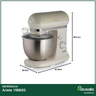- Ariete 1588/03 robot de cocina potente beige