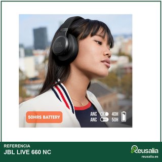 JBL LIVE 660 NC auriculares inalámbricos Bluetooth
