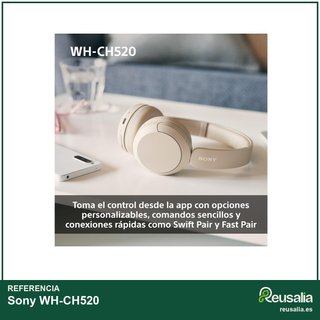 Sony WH-CH520 auriculares bluetooth 50h batería