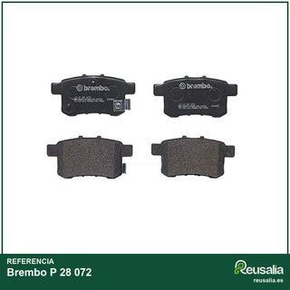 Brembo P 28 072 pastillas frenos calidad