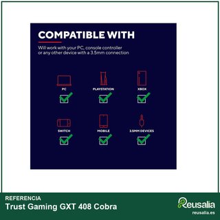 Trust Gaming GXT 408 Cobra auriculares gaming