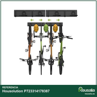 Housolution soporte pared bicicleta acero robusto