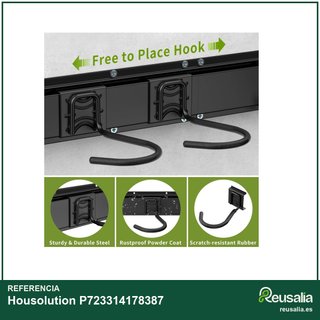 Housolution soporte pared bicicleta acero robusto