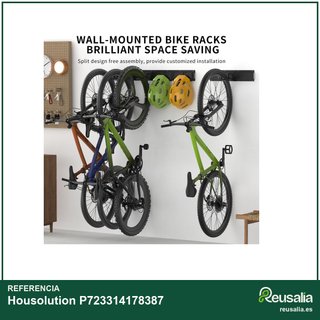 Housolution soporte pared bicicleta acero robusto
