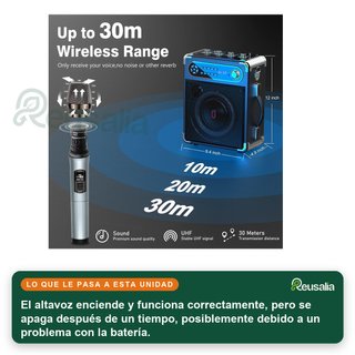 - JYX Altavoz karaoke portátil luces bluetooth