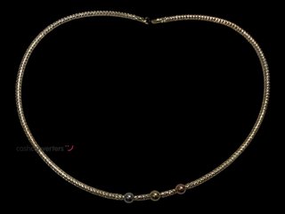 collar oro 18k 22cm