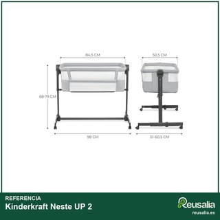 Kinderkraft Neste UP 2 cuna colecho ajustable