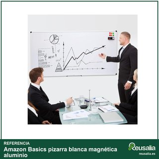 Amazon Basics pizarra blanca magnética aluminio