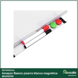 Amazon Basics pizarra blanca magnética aluminio