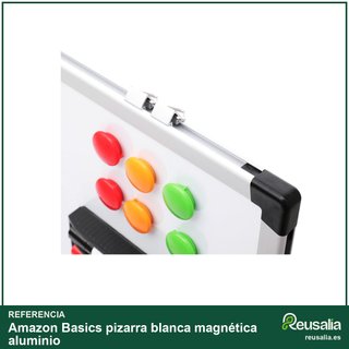 Amazon Basics pizarra blanca magnética aluminio
