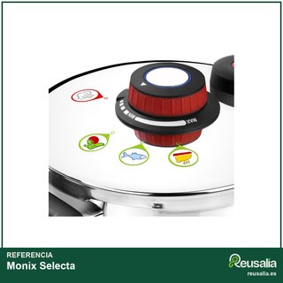 Monix Selecta olla presión 9 litros acero