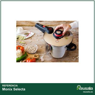 Monix Selecta olla presión 9 litros acero