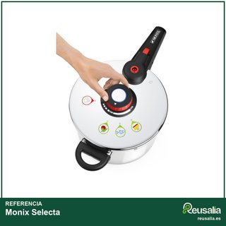 Monix Selecta olla presión 9 litros acero