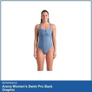 Arena Women's Swim Pro Back Graphic traje baño