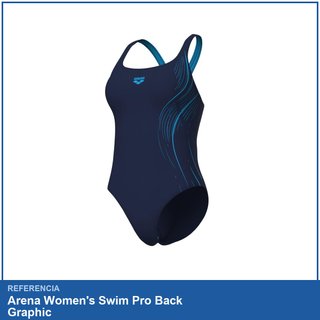 Arena Women's Swim Pro Back Graphic traje baño
