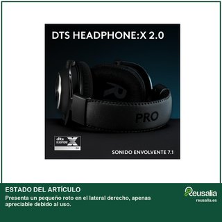 - Logitech G Pro X SE cable 3.5mm USB micrófono
