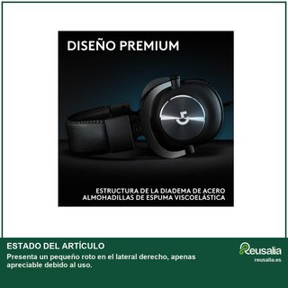 - Logitech G Pro X SE cable 3.5mm USB micrófono