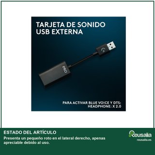 - Logitech G Pro X SE cable 3.5mm USB micrófono