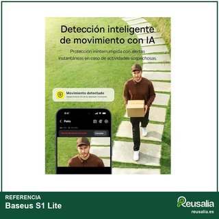 Baseus S1 Lite cámara exterior WiFi 2K solar
