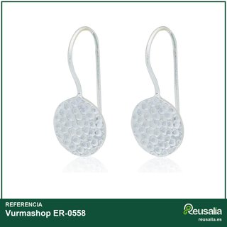 Isla Vurma pendientes latón baño oro 18K